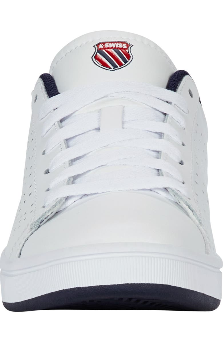 K-Swiss Court Base II Sneaker, Alternate, color, White/ Navy/ Red