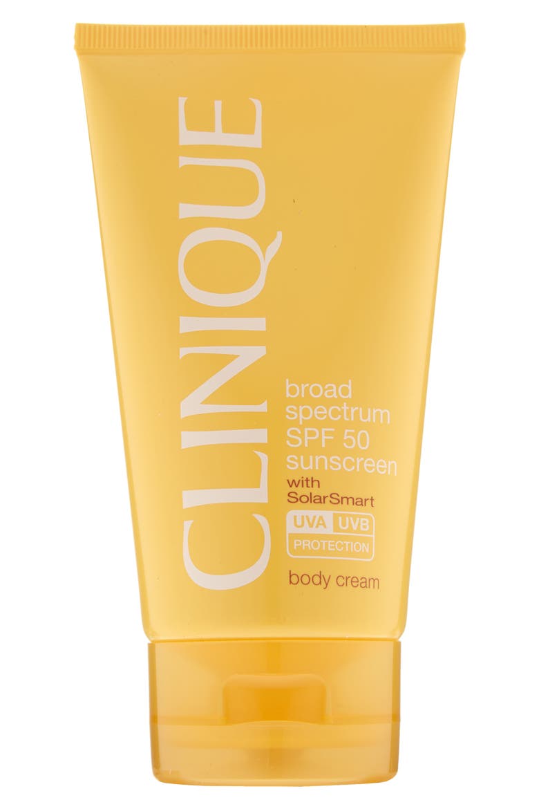 Sun Broad Spectrum SPF 50 Body Cream Sunscreen, Main, color, NO COLOR