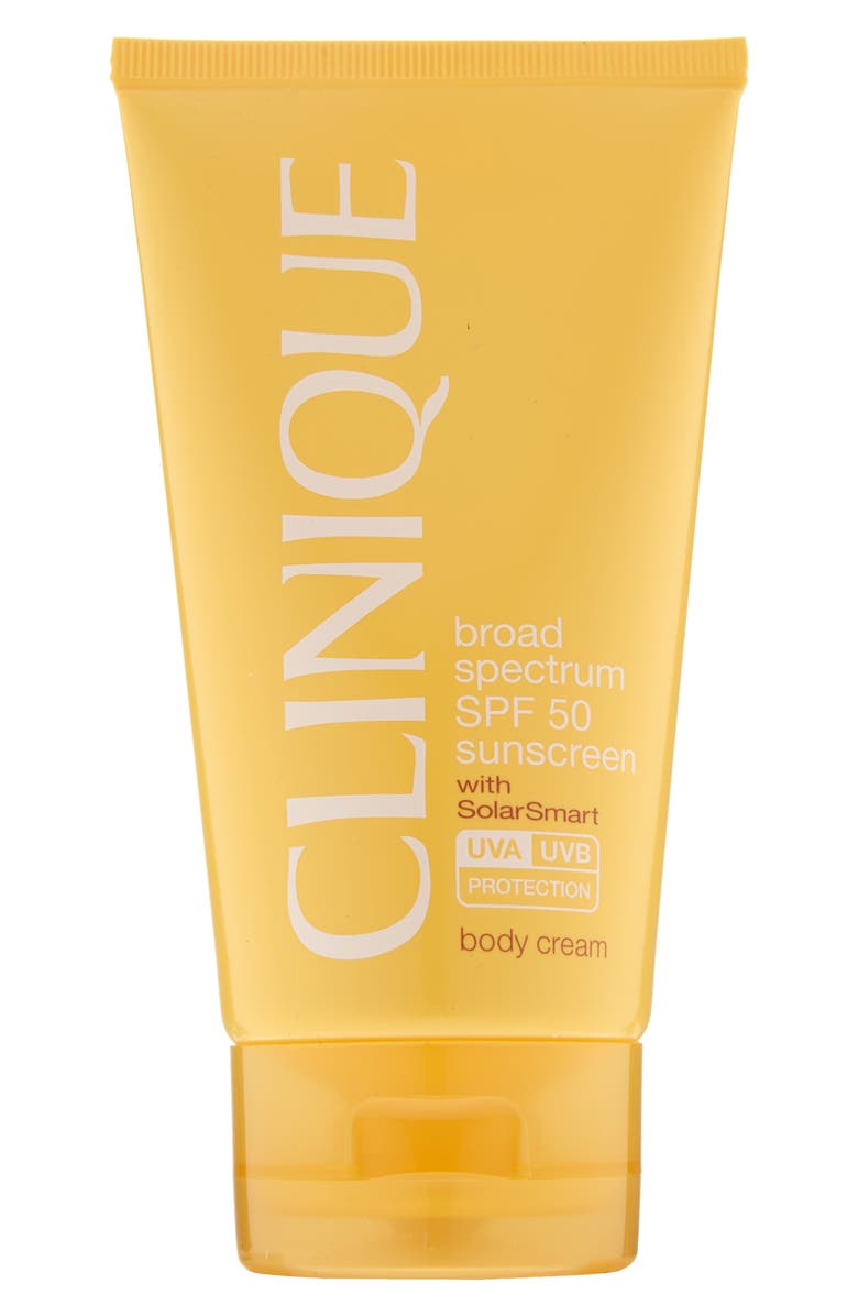 Clinique Sun Broad Spectrum SPF 50 Body Cream Sunscreen, Main, color,
