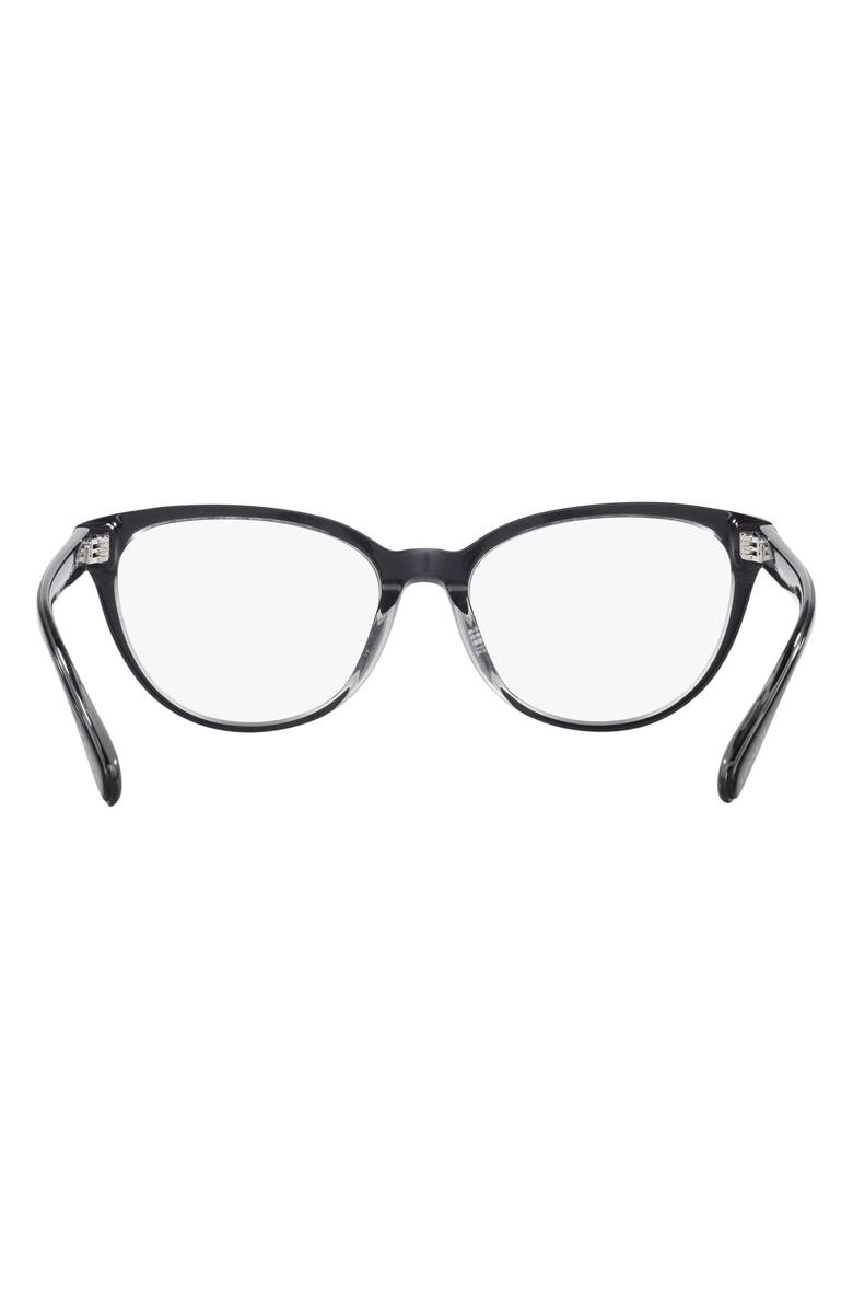 COACH 53mm Round Optical Glasses, Alternate, color, 