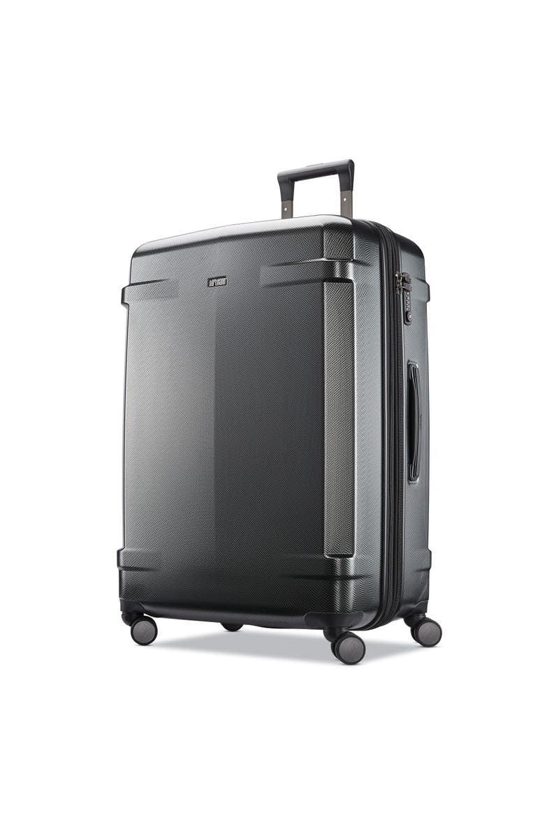 Century Deluxe Extended Journey Expandable Spinner 30, Main, color, Black/Gunmetal