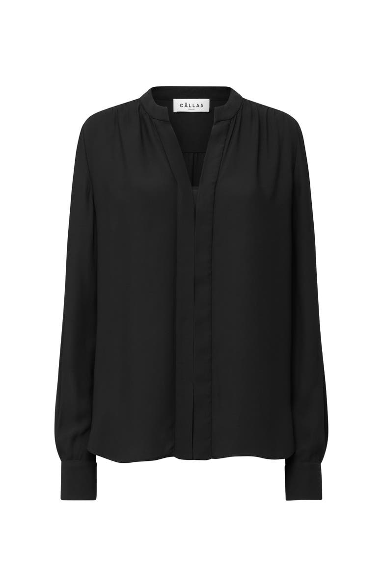 Callas Milano Athena Relaxed fit Athena L/slv shirt, Main, color, Black