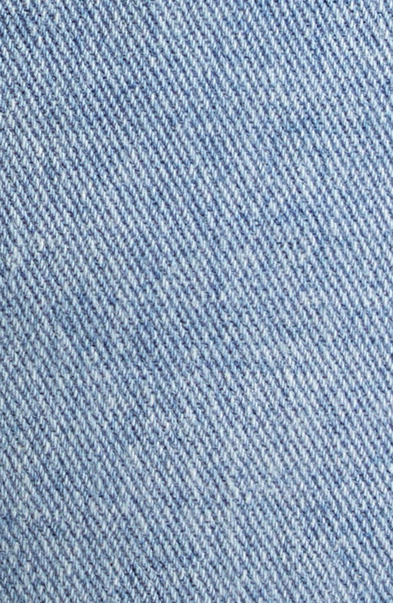 Veronica Beard Elias Short Sleeve Denim Crop Jacket, Alternate, color, Silverwood Blue