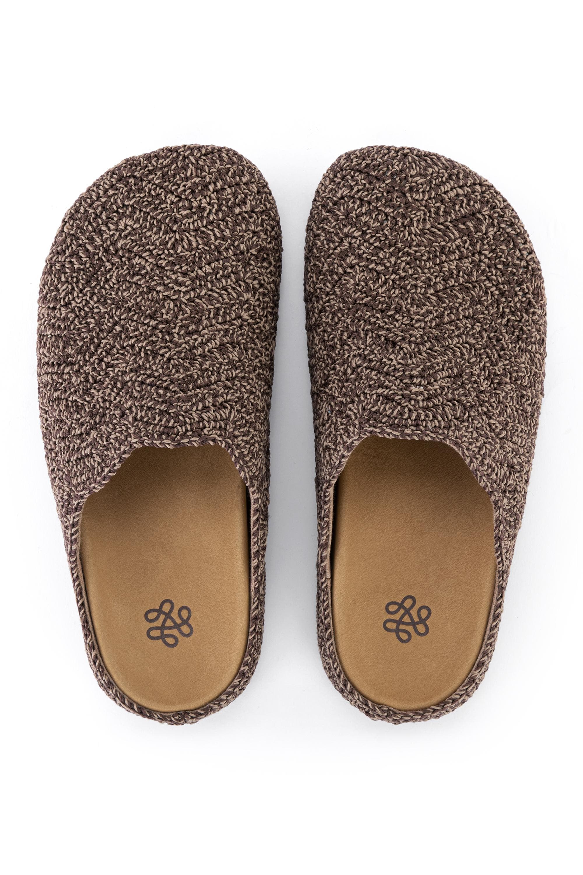Bolinas Crochet Ripple Clog, Main, color, Nutmeg Static Ripple