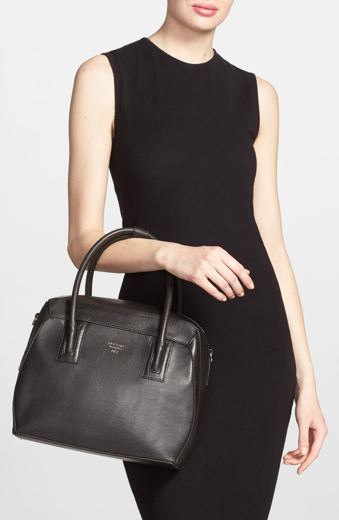 Matt & Nat 'Tardy' Vegan Leather Satchel, Alternate, color, 