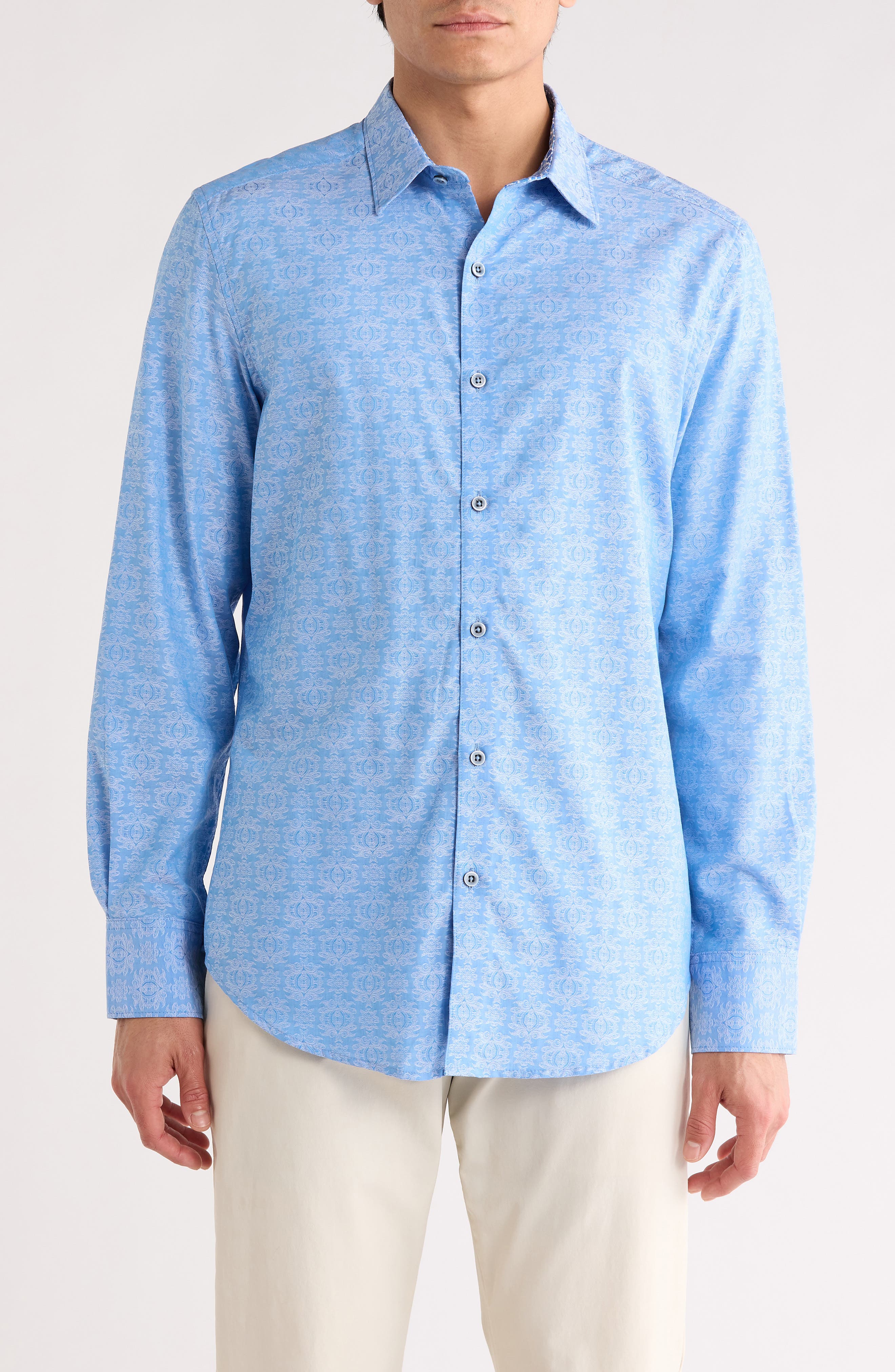 Robert Graham Ornate Cotton Dress Shirt