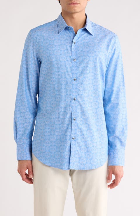Ornate Cotton Dress Shirt