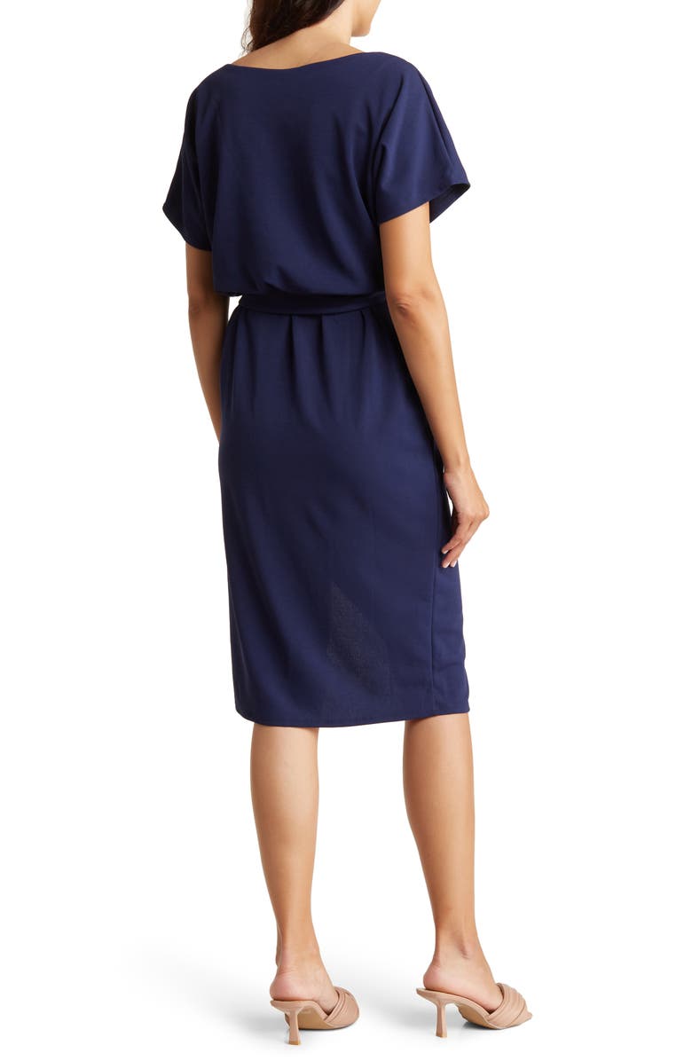 Marina Short Sleeve Blouson Dress, Alternate, color,