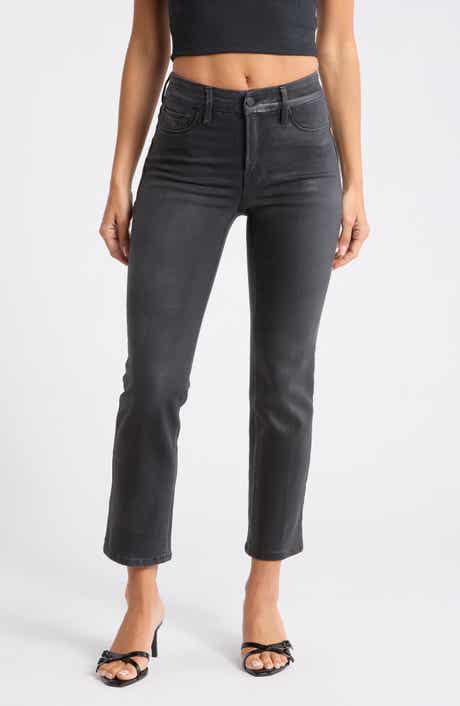 Good American Soft Tech Good Legs Straight Jeans