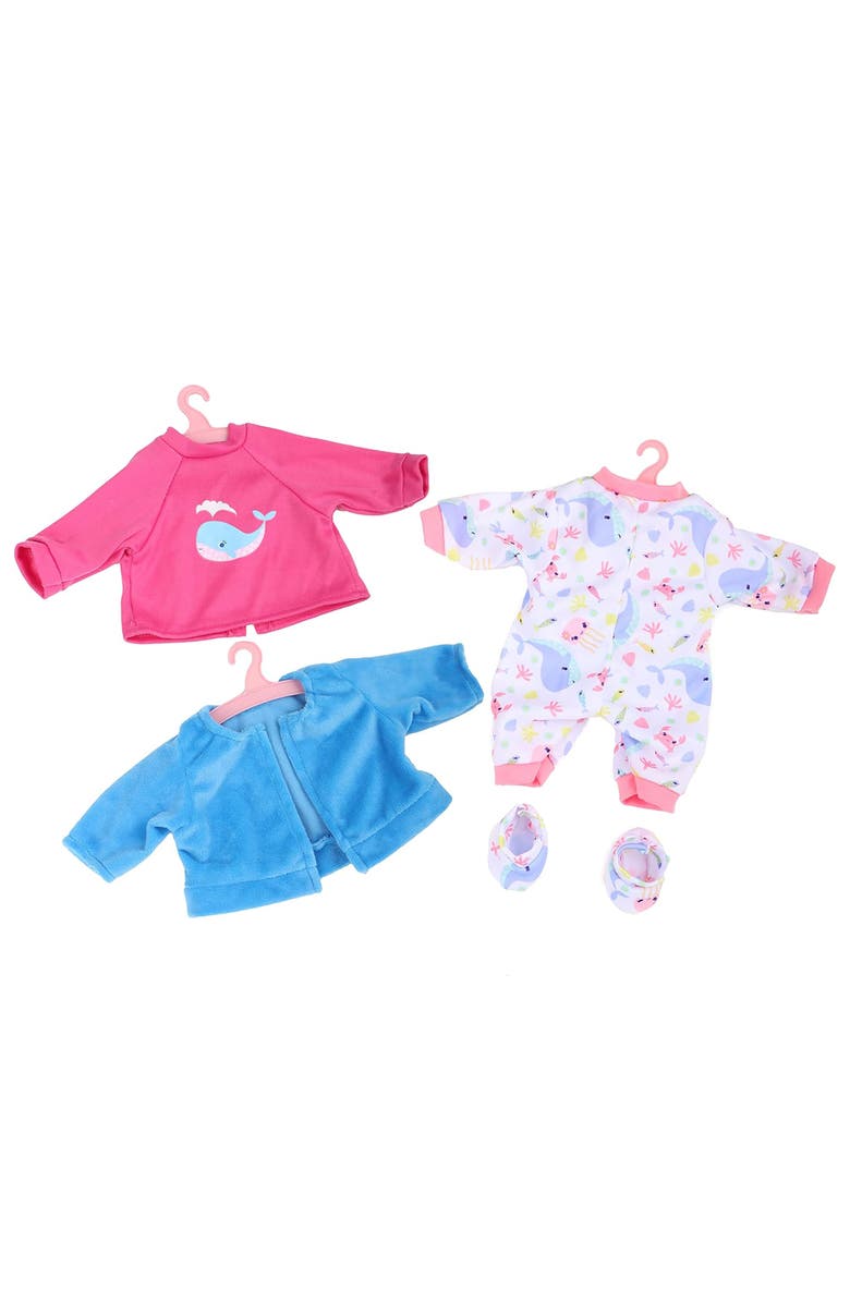 Dream Collection 14 Inch Baby Doll My Lil Wardrobe In Gift Mailer, Alternate, color, Multicolored