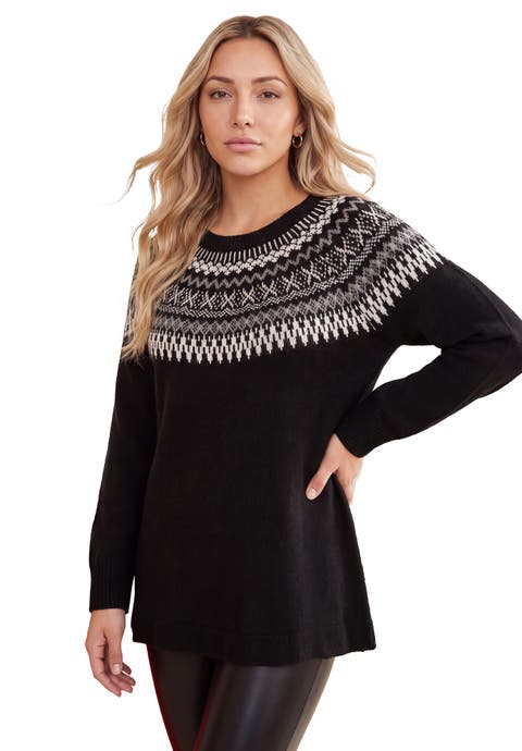 Fair Isle Pullover Sweater