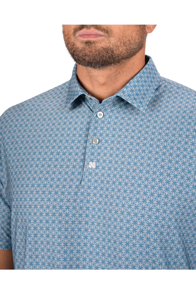 Lucky Star Polo, Alternate, color, Crystal Teal