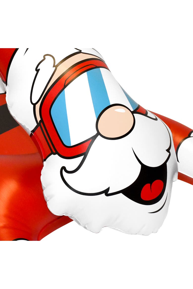 Santa Claus Racer, 54x36 Inch Snow Sled, 200lb Cap, Kids 8+, Alternate, color, Multicolored