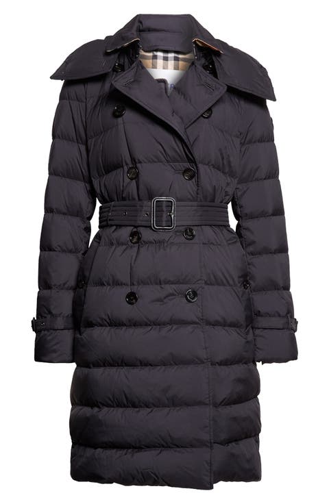 Audley Mid Length Nylon Down Puffer Coat