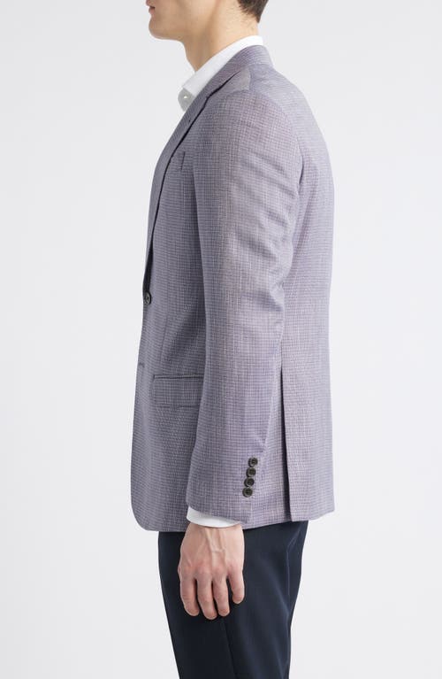 Emporio Armani Textured Sport Coat In Pink