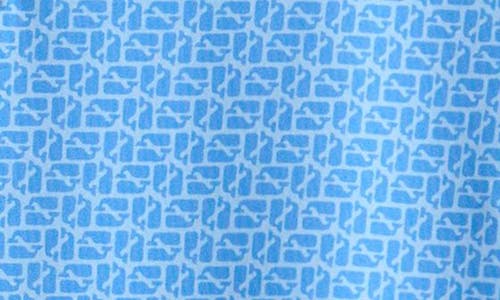Vineyard Vines Kids' Print Polo In Puzzle Whale J Blu