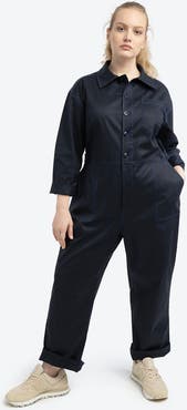 SEE ROSE GO RIVETER PLUS SIZE JUMPSUIT