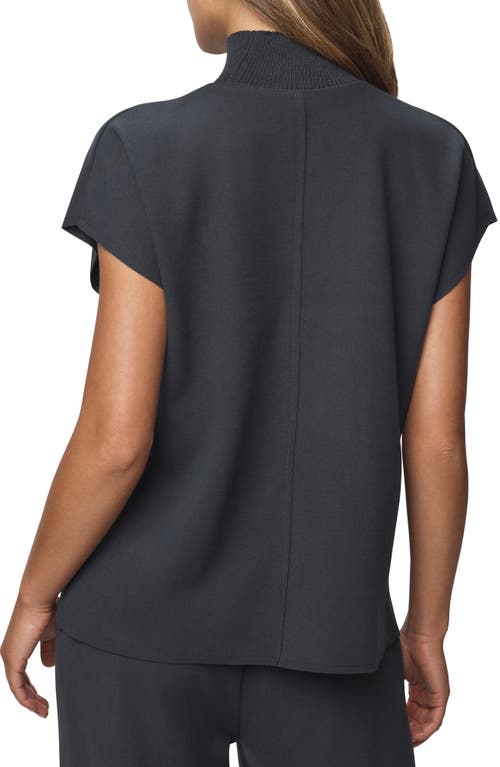 Splendid Winslow Mock Neck Pullover In Gray