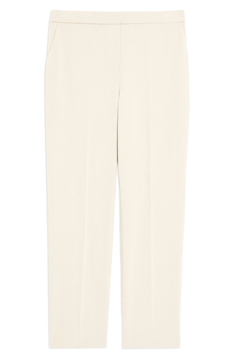 Theory Treeca Admiral Pull-On Crop Pants, Alternate, color, Rice