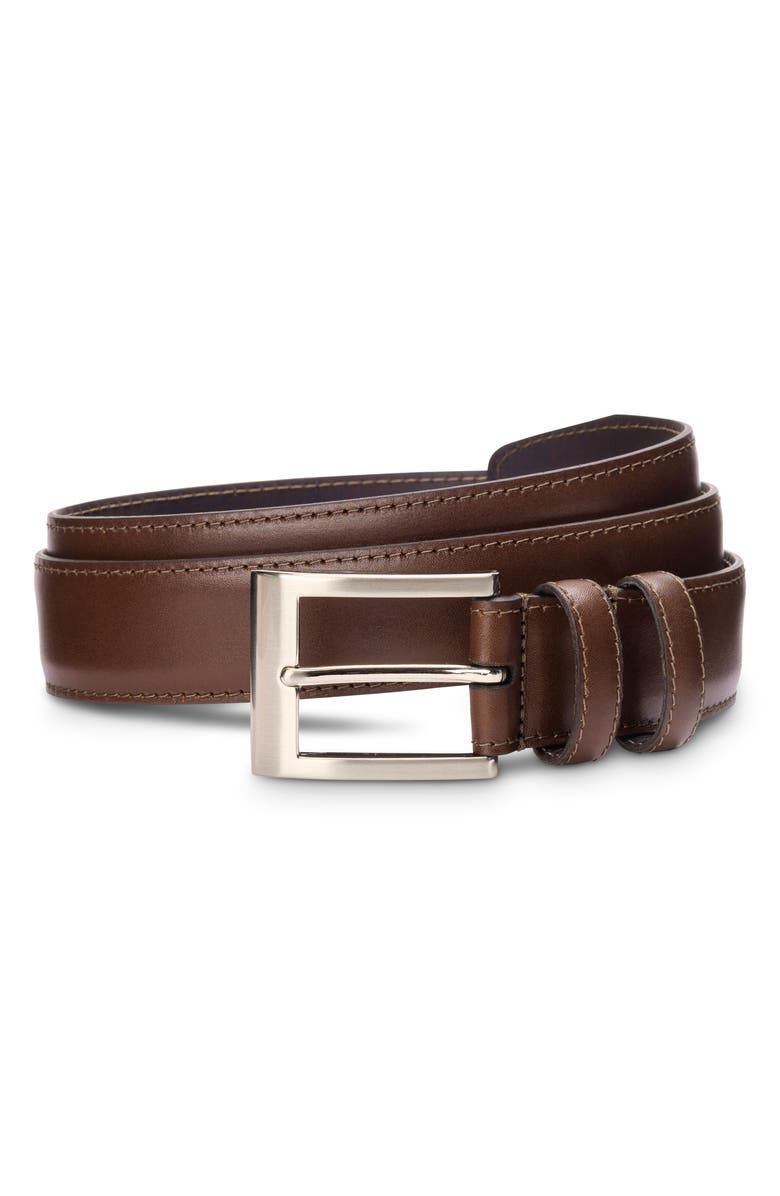 Allen Edmonds Classic Wide Belt, Main, color, Mahogany