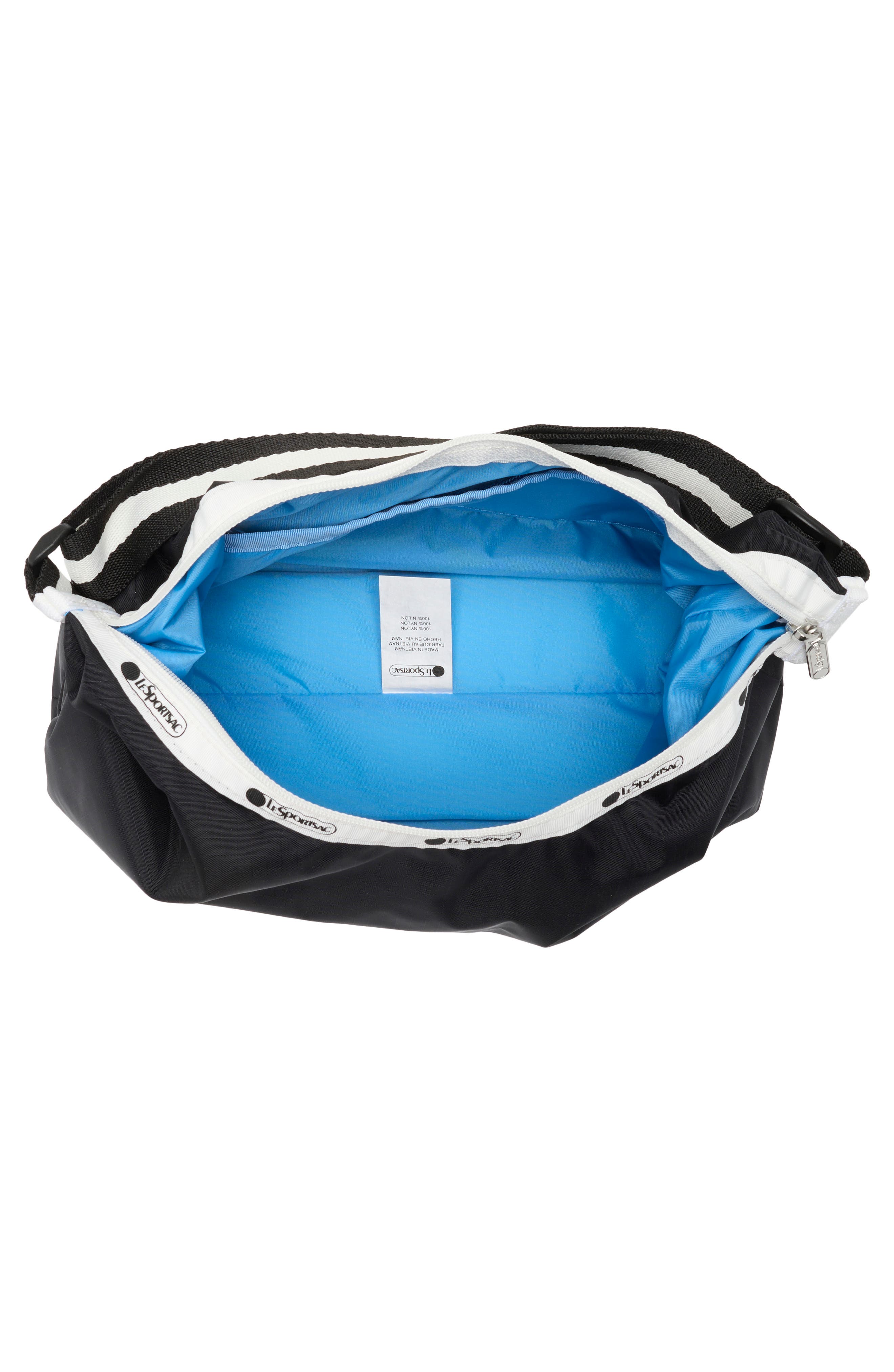 LeSportsac Crescent Nylon Shoulder Bag, Alternate, color, Spectator Black