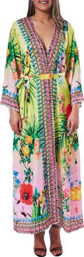 RANEES Floral Longline Duster