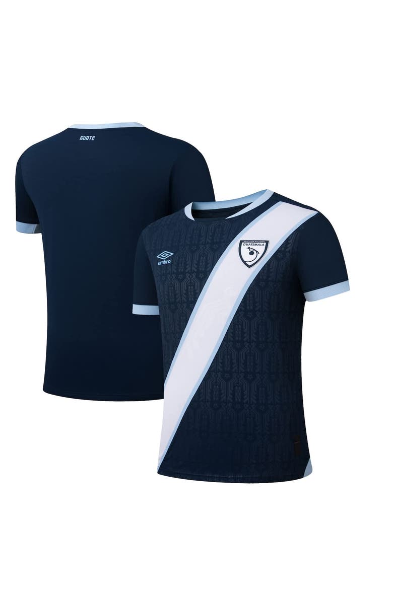 Umbro Men's Umbro Navy Guatemala National Team 2025 Away Replica Jersey, Main, color, 