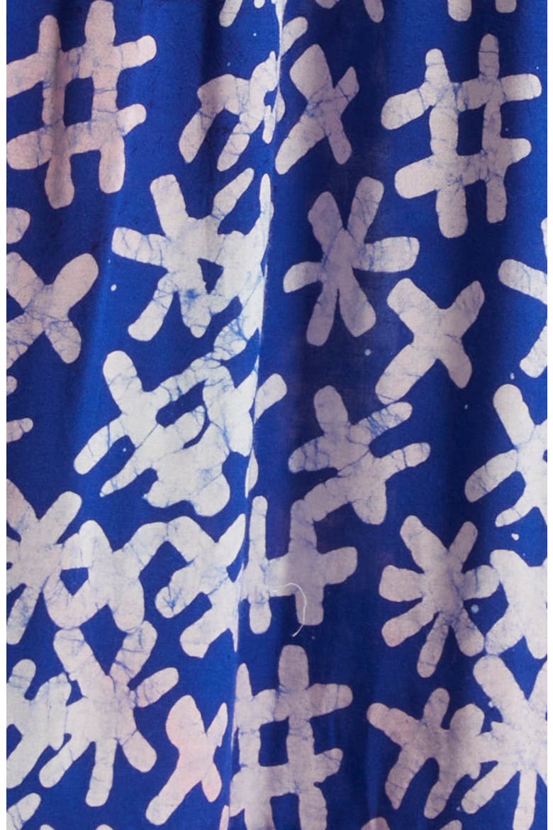 Bukola Tiered Midi Dress, Alternate, color, BLUE/ PINK MULTI
