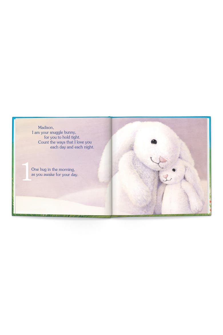 'My Snuggle Bunny' Bunny & Personalized Book, Alternate, color, WHITE