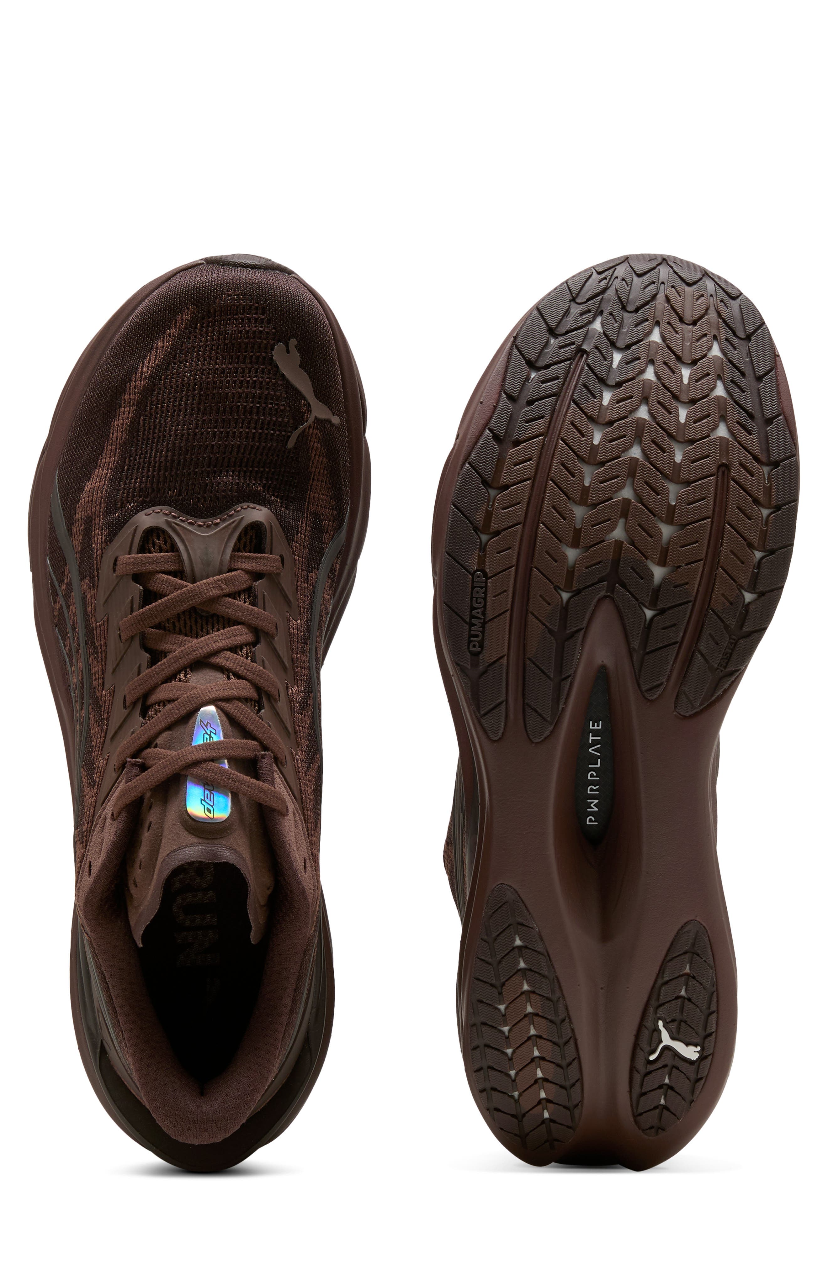 PUMA Deviate Nitro 4 Running Shoe, Alternate, color, Espresso Brown/ Russet Brown