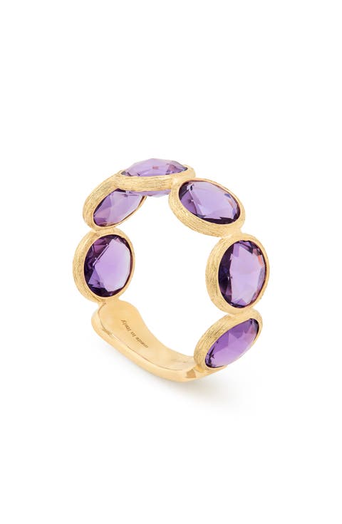 Jaipur Color Amethyst Band Ring