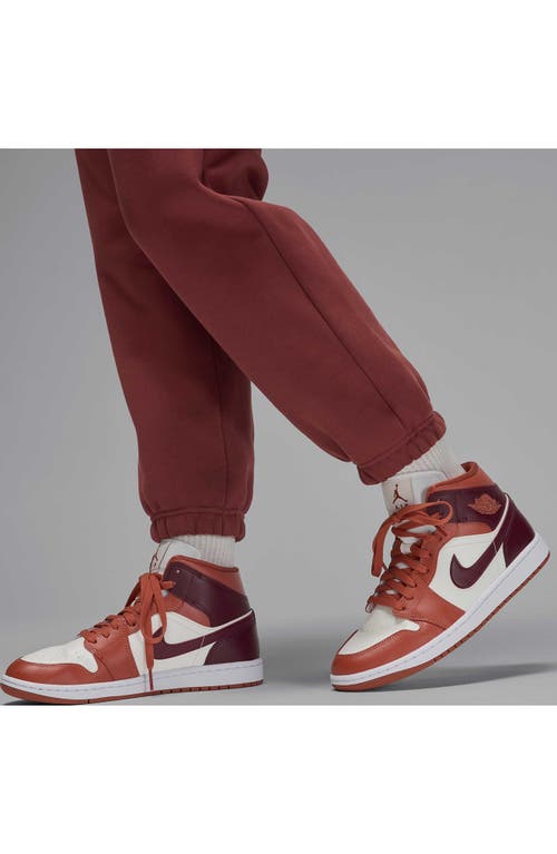 Jordan Womens  Spt Fleece Gfx Pant In Dark Pony