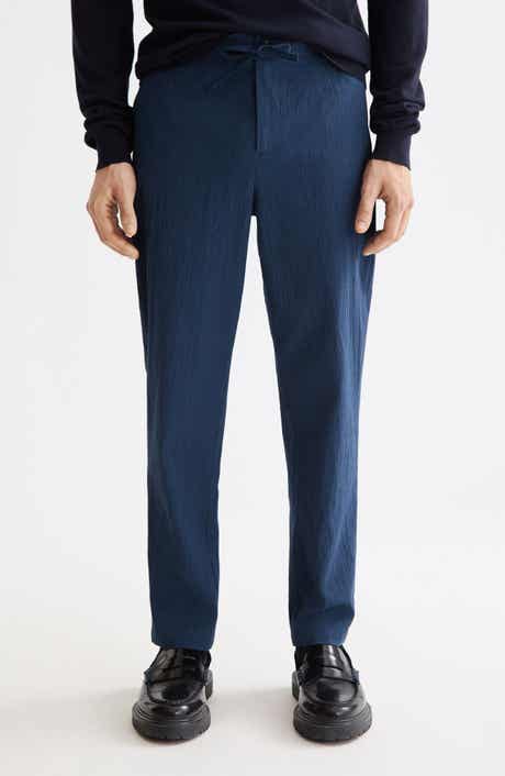 Finch Cotton Blend Seersucker Pants