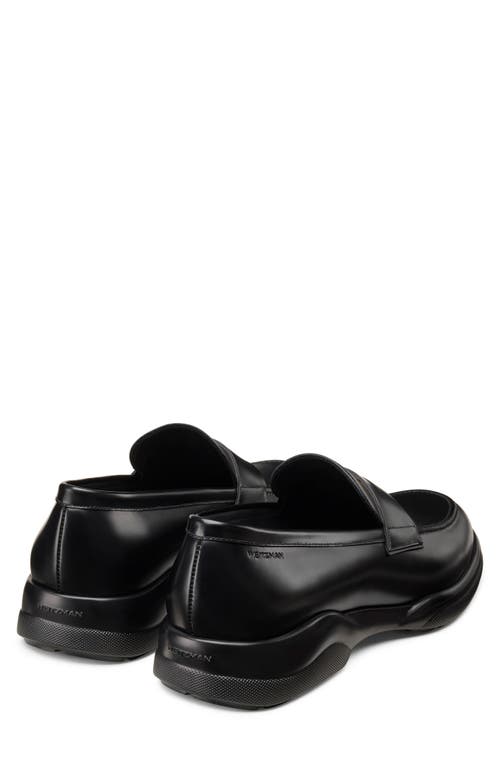 Stuart Weitzman Chad Penny Loafer In Black