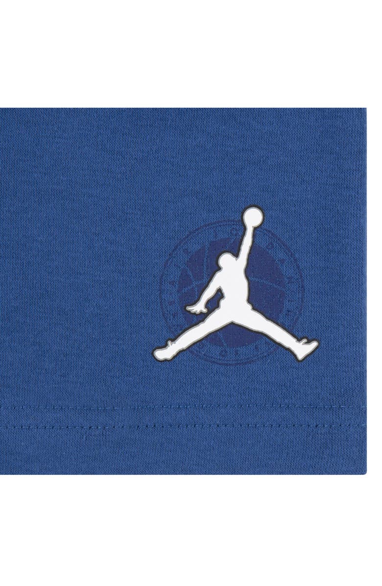 Jordan Kids' Gym 23 Graphic Tee & Sweat Shorts, Alternate, color, B65true Bl