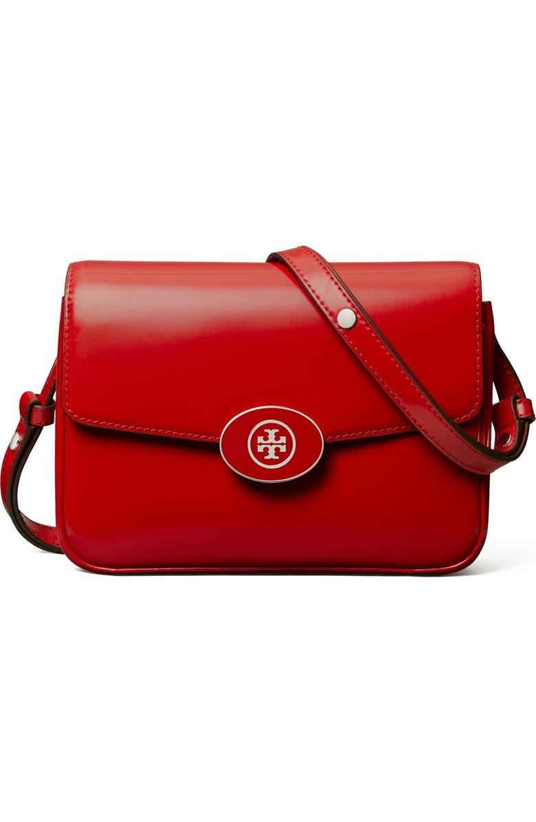 Tory Burch Robinson Spazzolato Leather Convertible Shoulder Bag, Main, color,