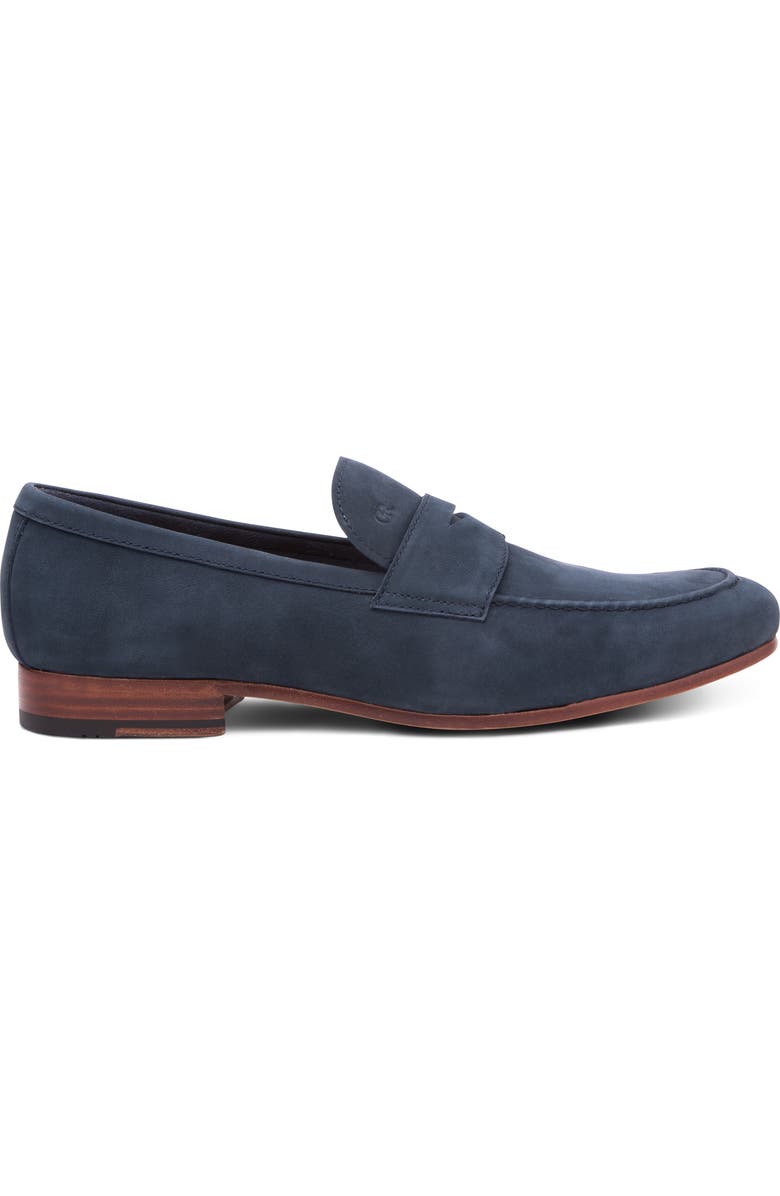Gordon Rush Cartwright Penny Loafer, Alternate, color, Navy Nubuck