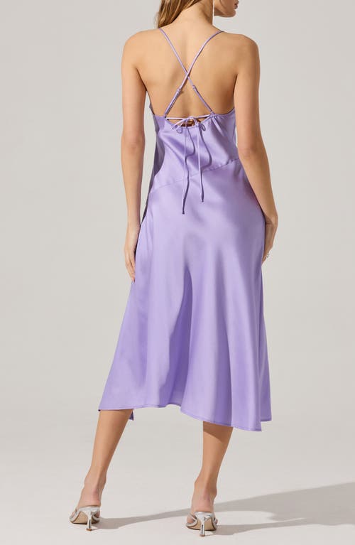 Astr The Label Cowl Neck Slipdress In Lavender
