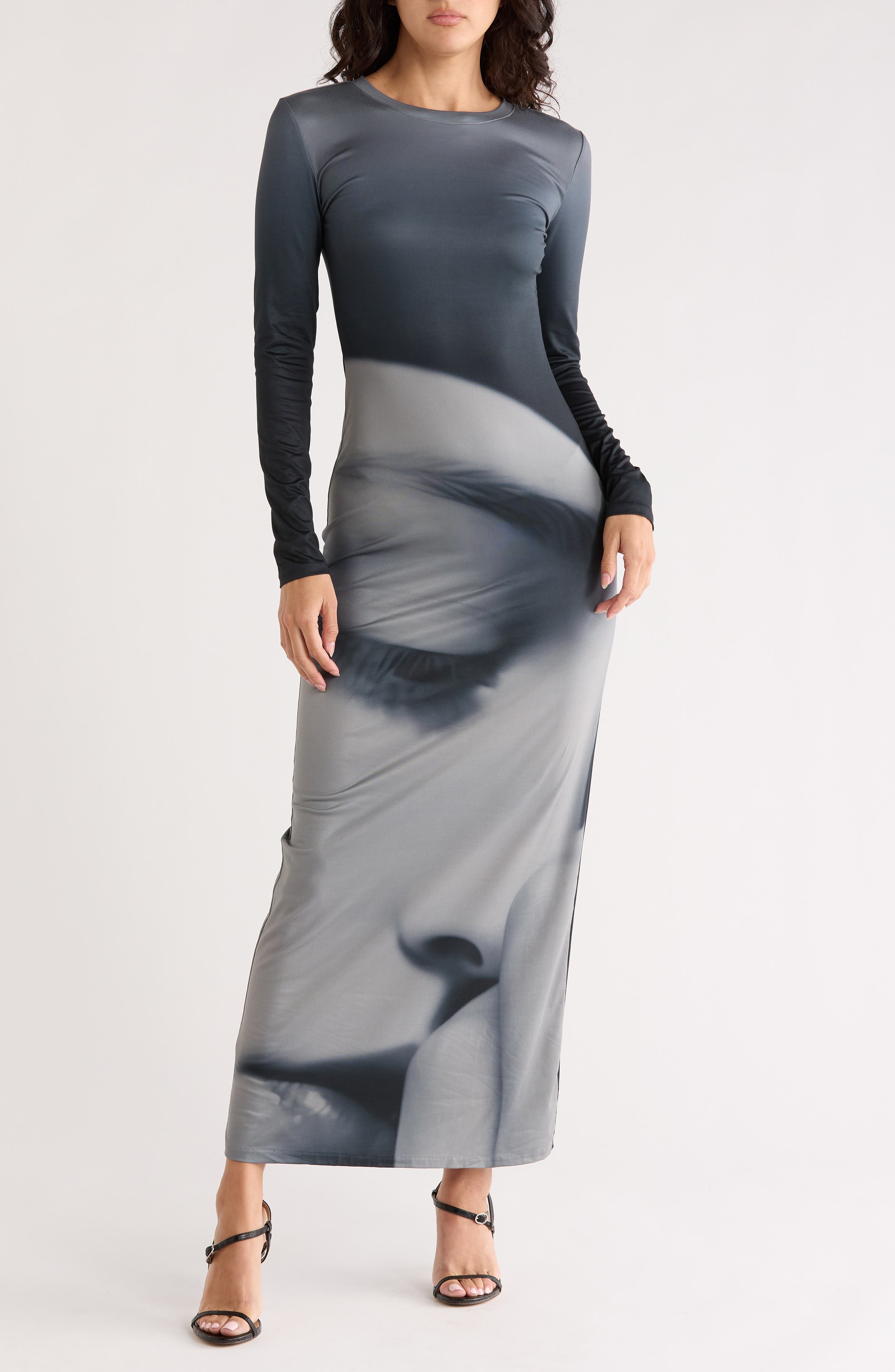 Desigual Woman Long Sleeve Maxi Dress