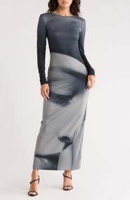 Desigual Woman Long Sleeve Maxi Dress