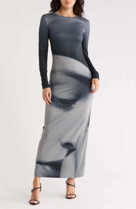 Desigual Woman Long Sleeve Maxi Dress