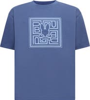 Psycho Bunny Kids' Gio Relaxed Fit Embroidered Cotton T-Shirt