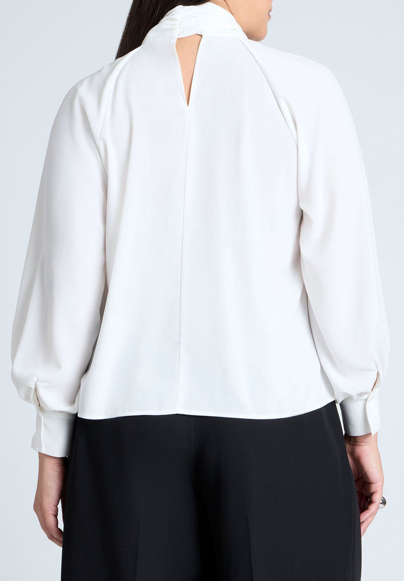 Dramatic Neck-Tie Blouse - image 2