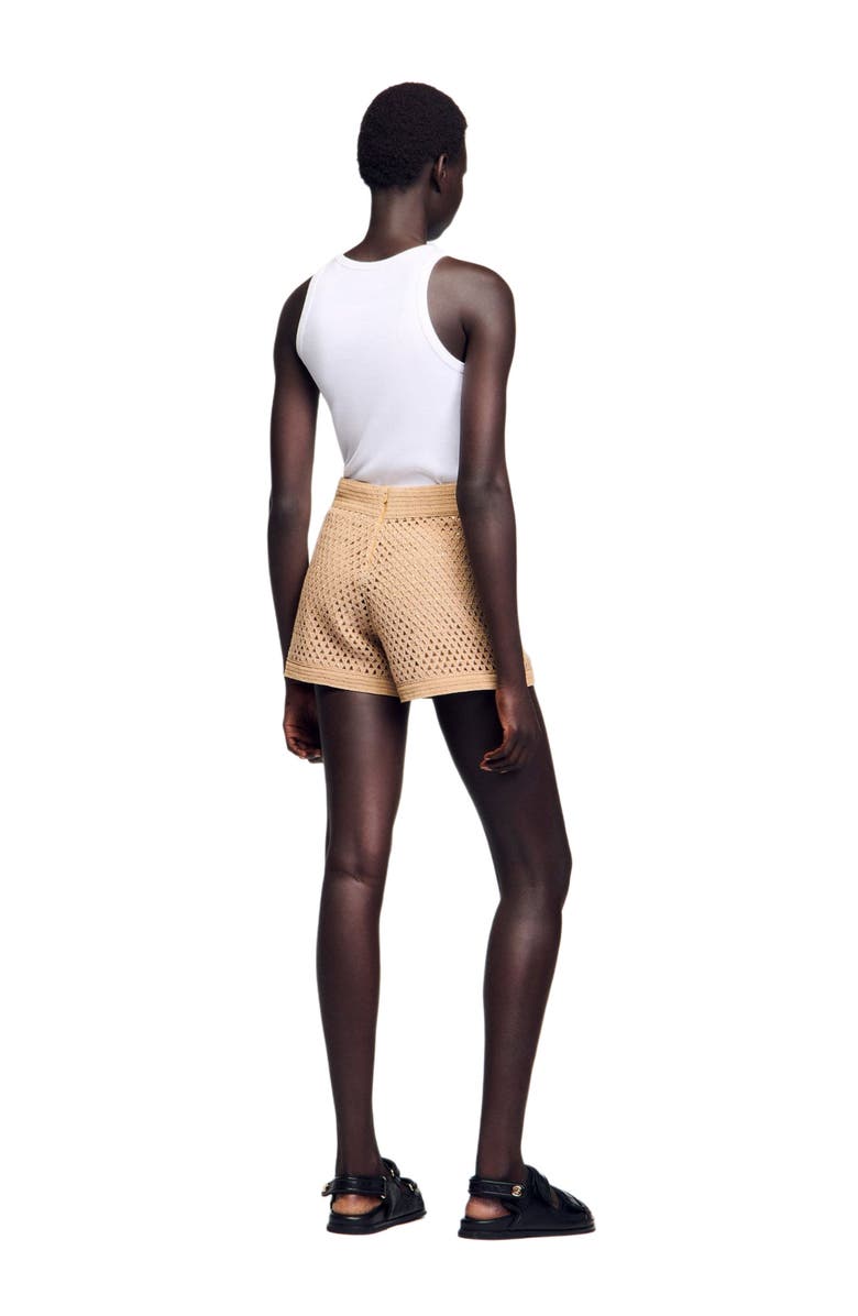 SANDRO Strass shorts, Alternate, color, 