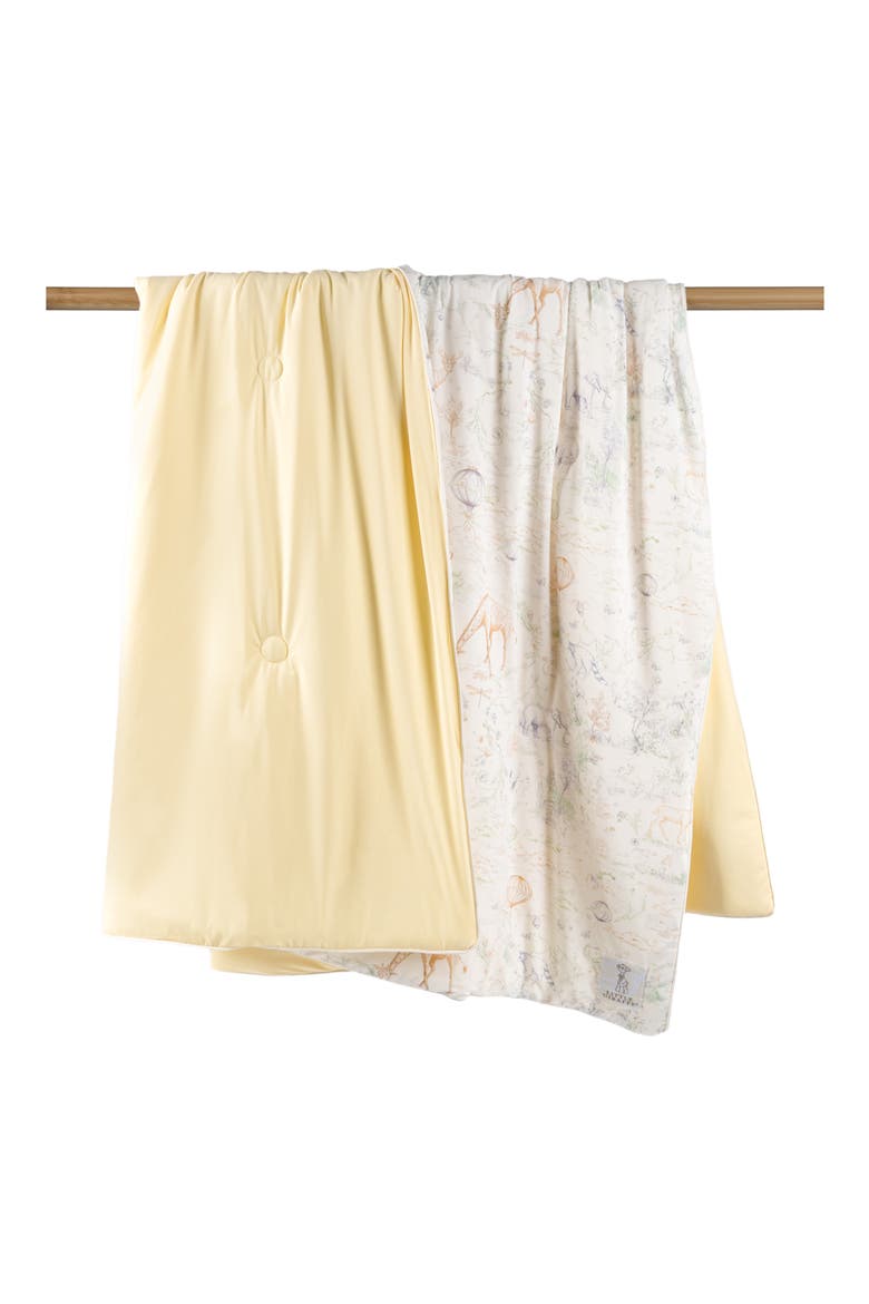 Soleil Cooling Throw Blanket, Alternate, color, YELLOW