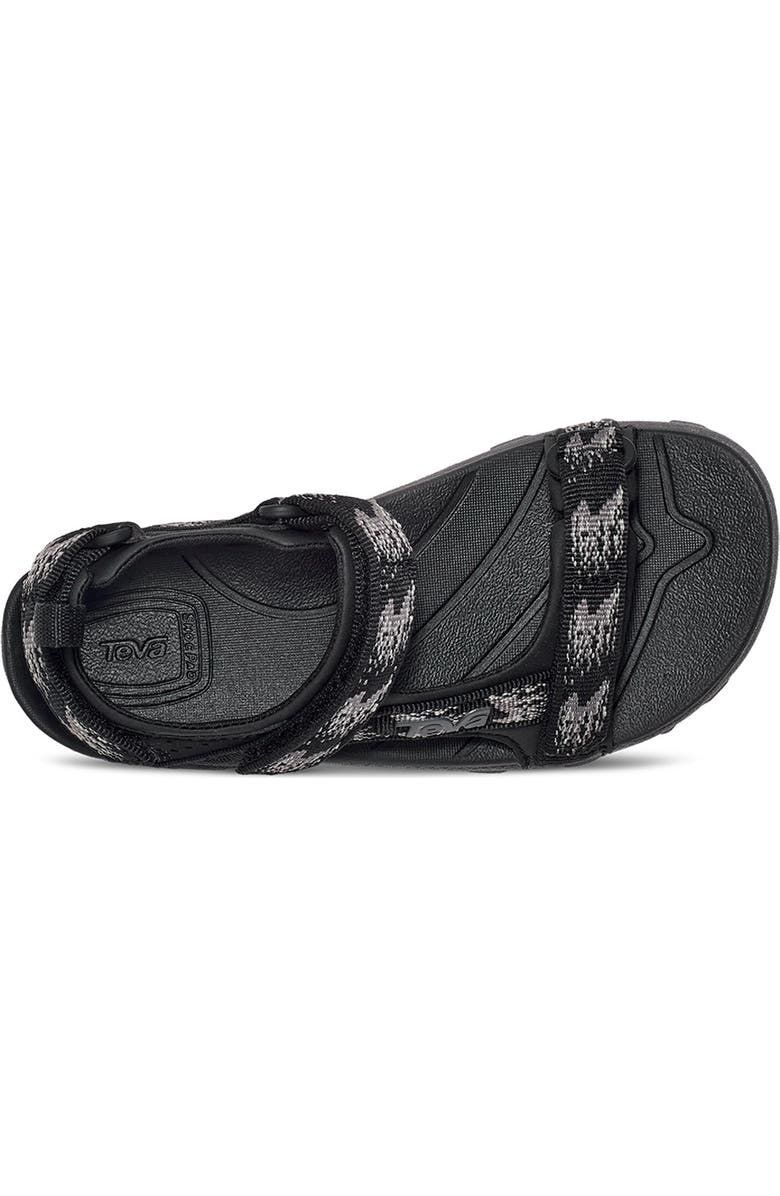 Teva Tanza Sport Sandal, Alternate, color, Rainfall Black/ Grey