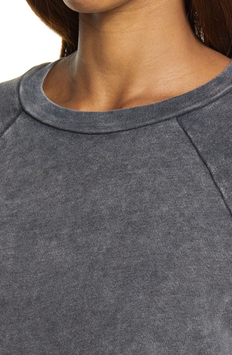 Treasure & Bond Garment Dyed Raglan Sleeve Sweatshirt, Alternate, color, 