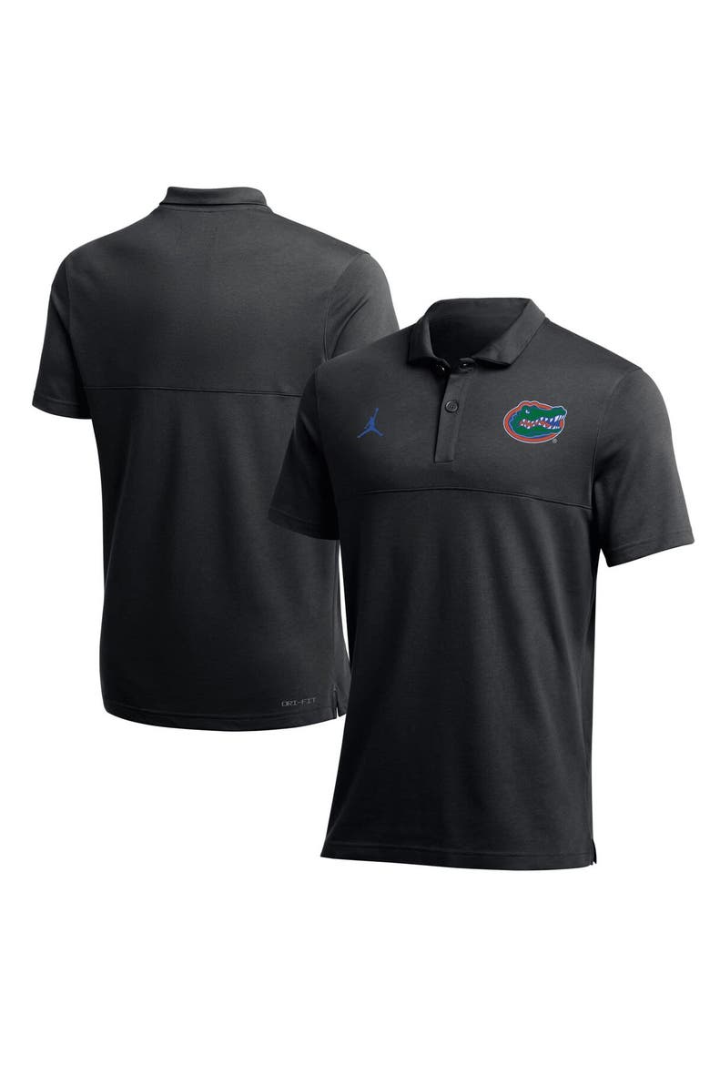 Men's Jordan Brand Black Florida Gators 2022 Coaches Performance Polo, Main, color, Black