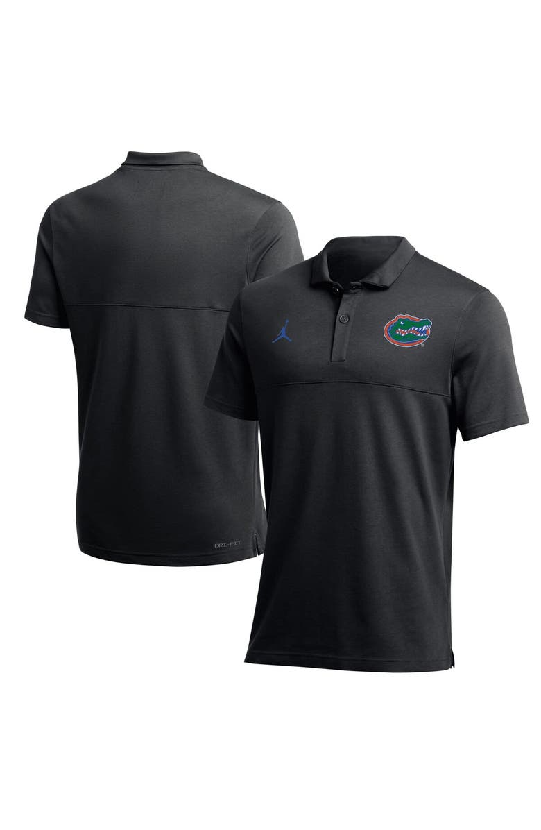 Jordan Brand Men's Jordan Brand Black Florida Gators 2022 Coaches Performance Polo, Main, color,