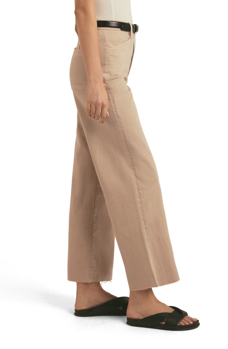 Favorite Daughter The Mischa Raw Hem Superhigh Waist Wide Leg Jeans, Alternate, color, 